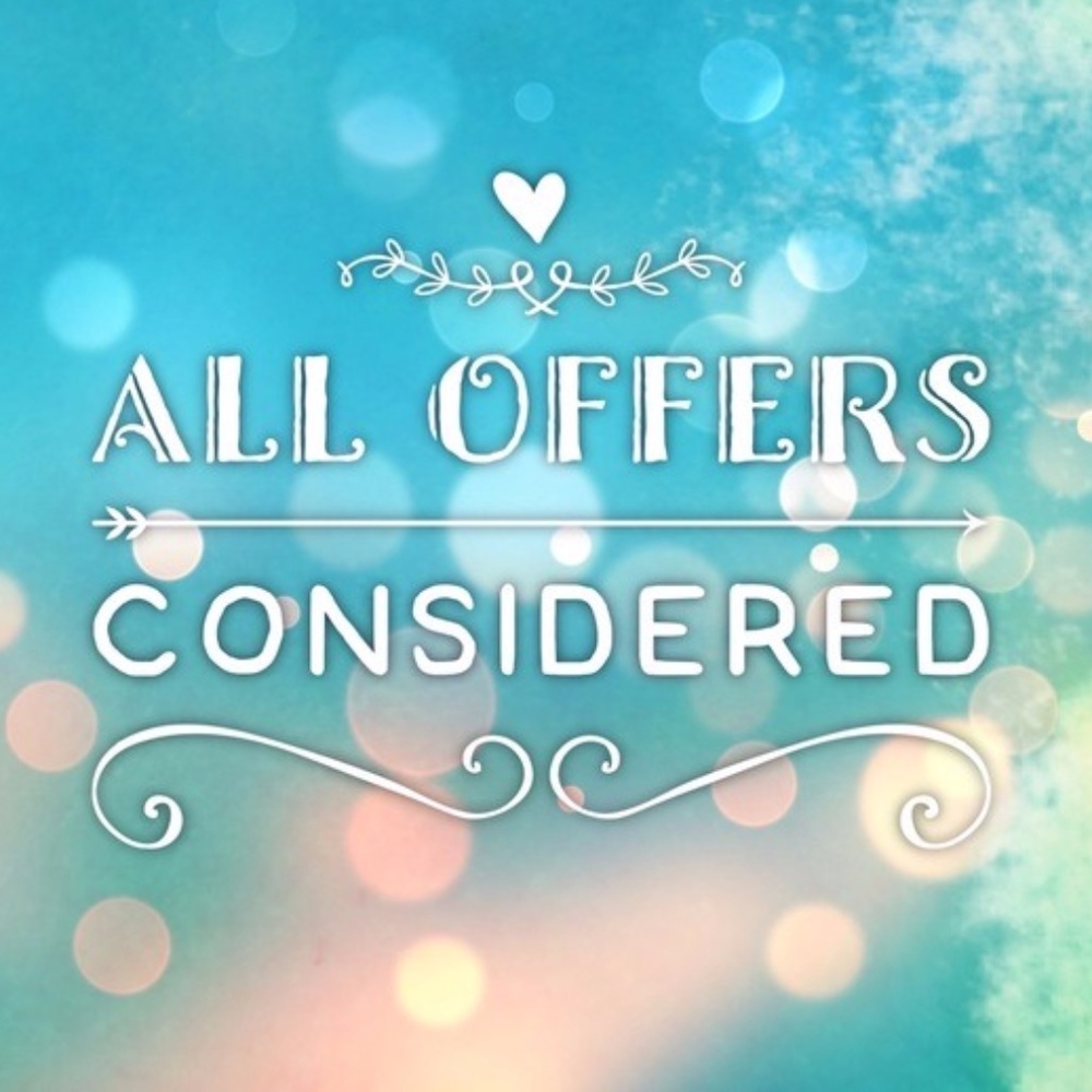 Feel free to counter if my offer doesn't suit you!
